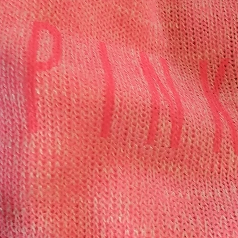 PINK Victoria Secret's Pink Light Knit Sweater Top Sz XS - Picture 8 of 8